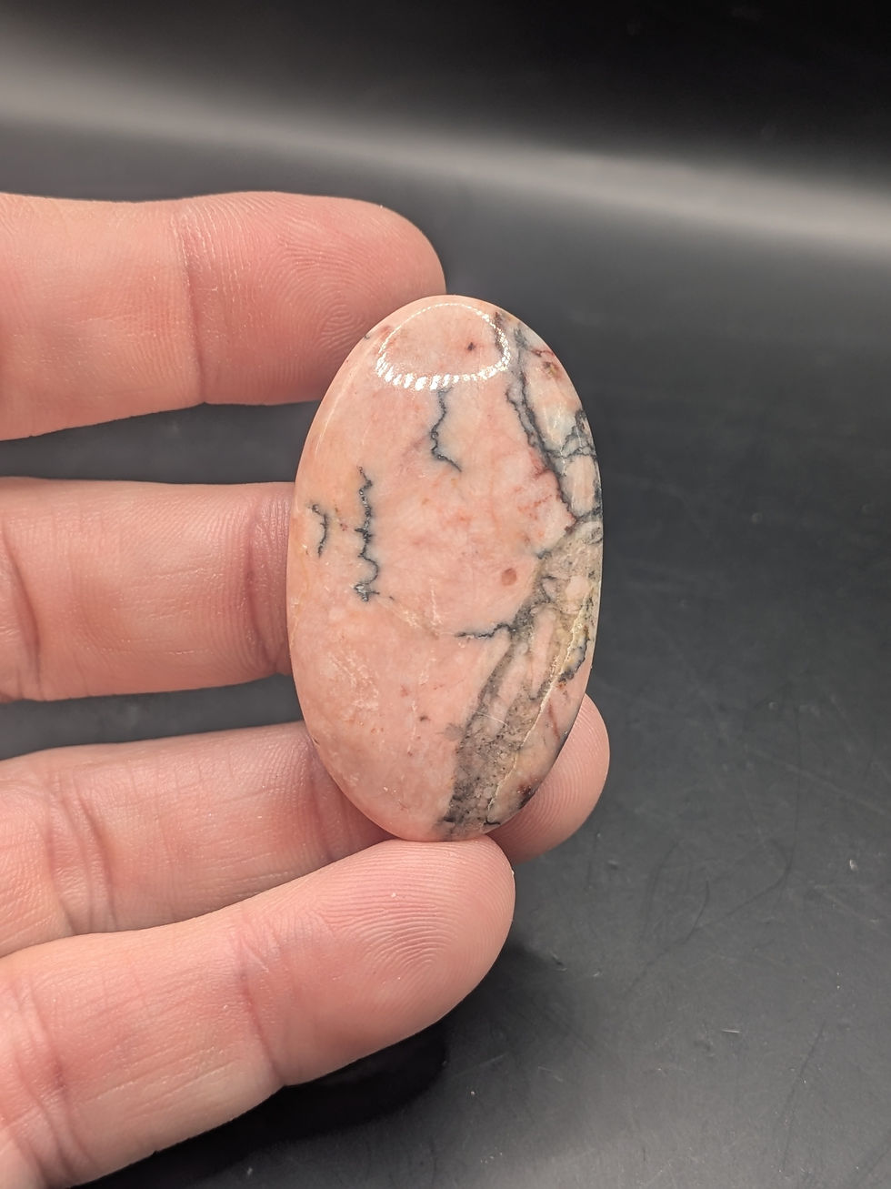 Pink Rhodonite Cabochon