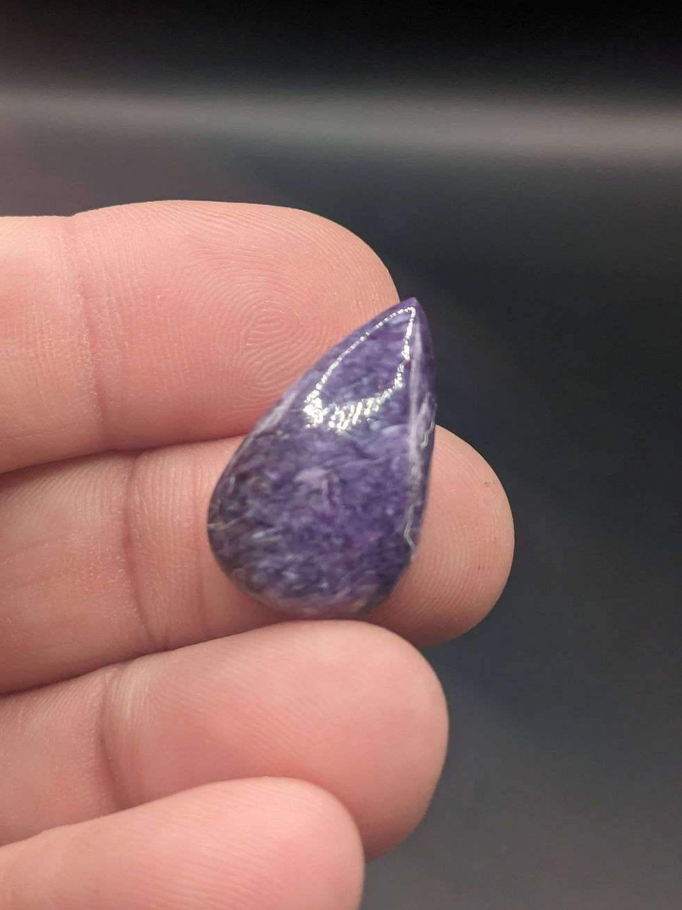 Charoite Cabochon Teardrop