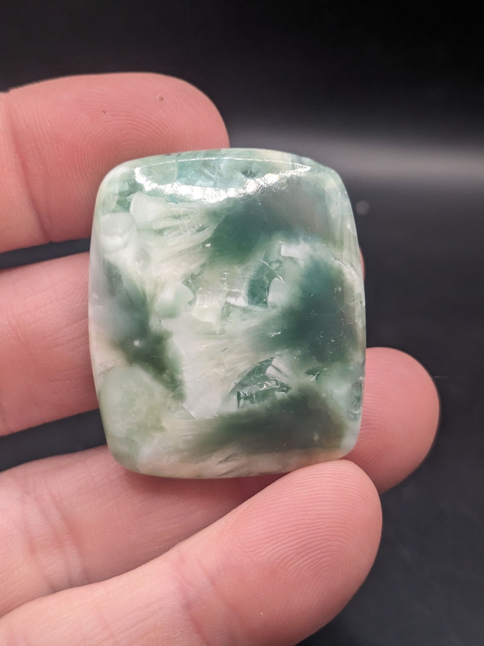 Hemimorphite Cabochon Square