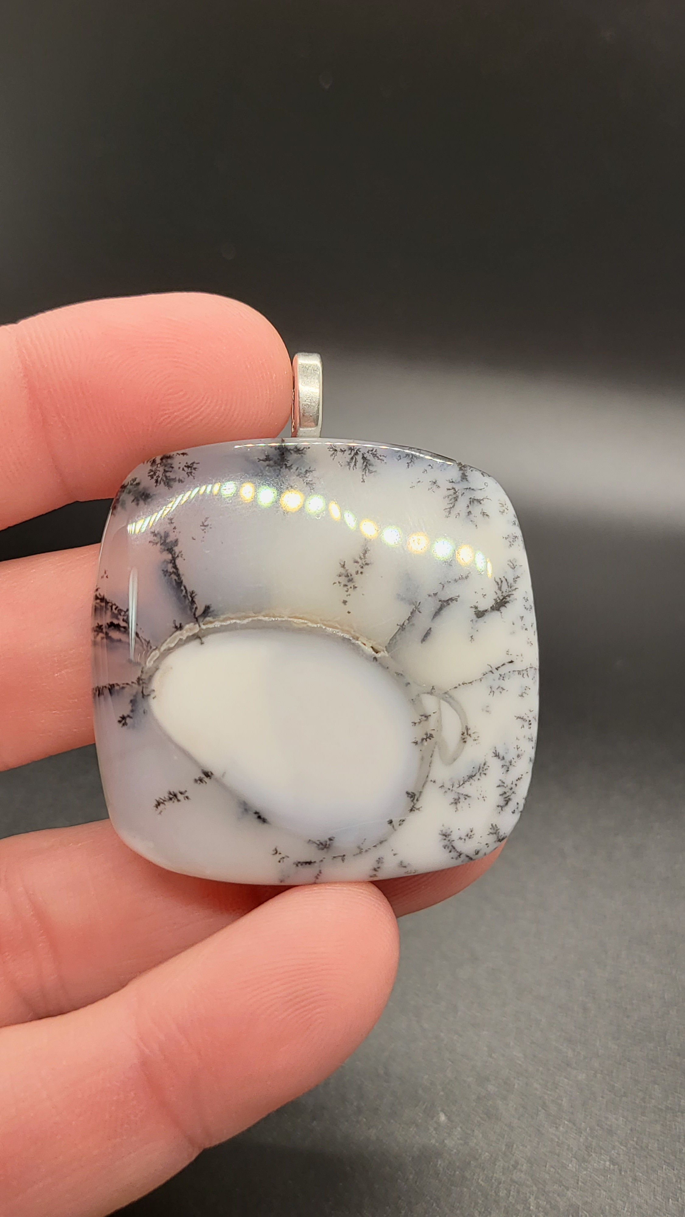 Dendritic Opal Pendant