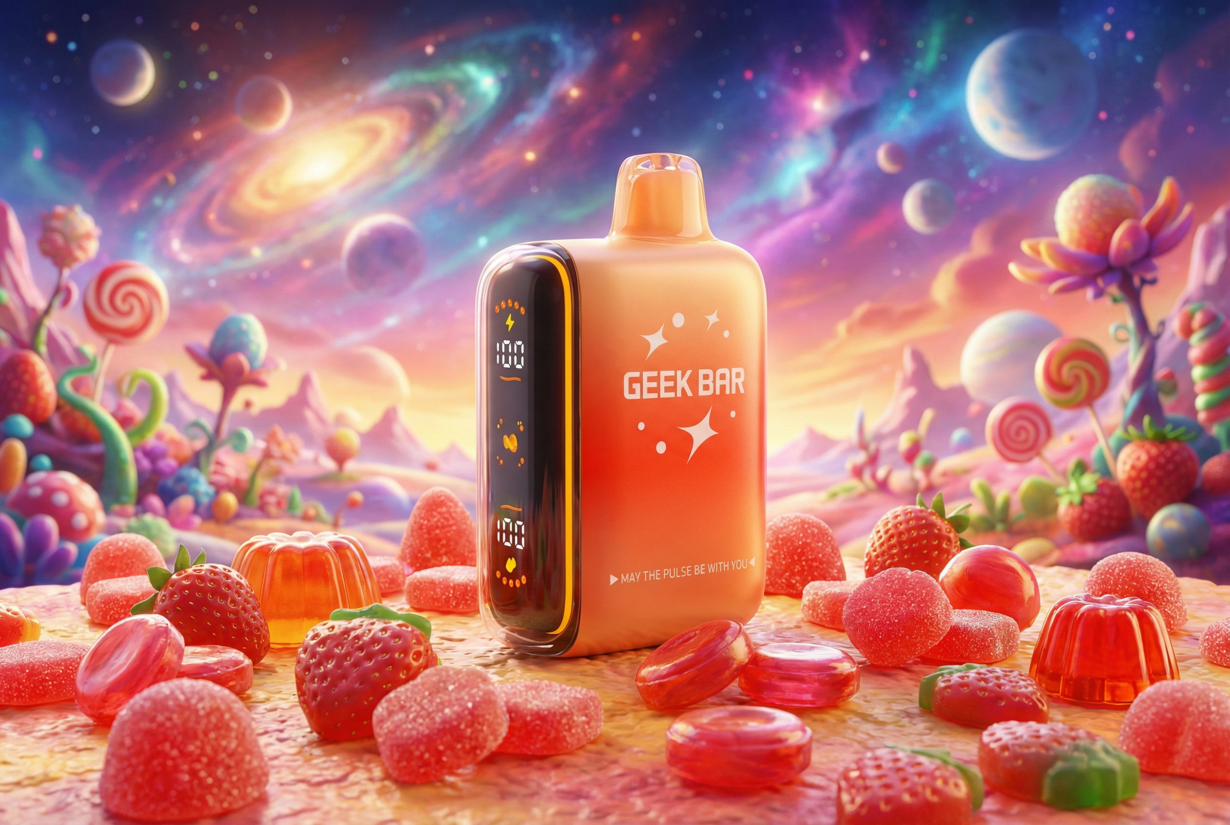 Strawberry Savers Geek Bar Pulse, 