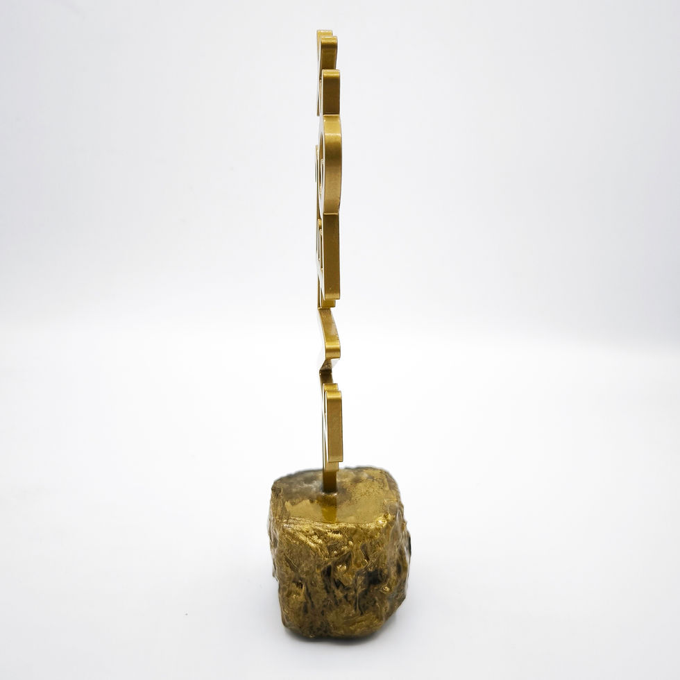 Miniature : Objet Calligraphique - Zhède - Gold