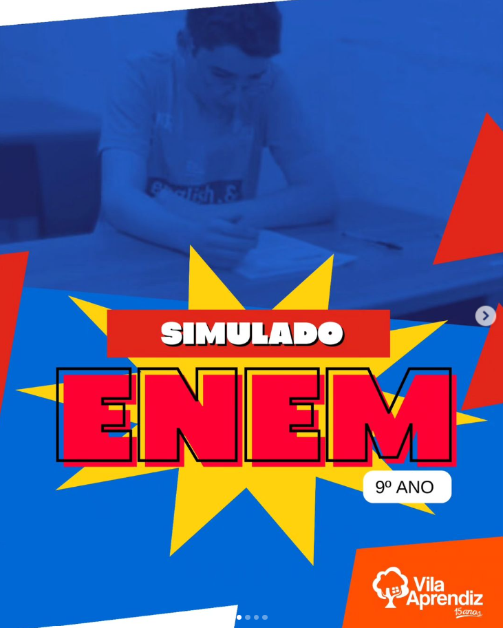 Alunos do 9º ano realizam simulado ENEM
