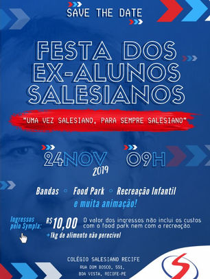 ☆Ingressos à venda ☆ Festa dos ex-alunos 2019