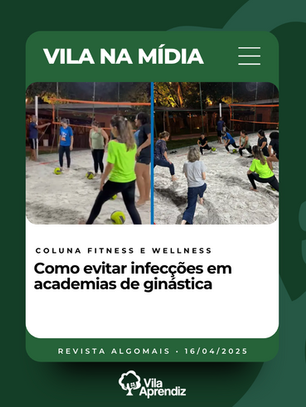 16.04.2025 | Revista AlgoMais | Como evitar infecções em academias de ginástica?