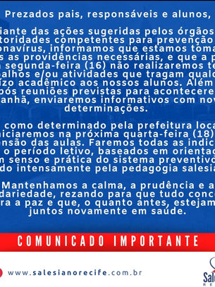 Urgente: Comunicado Importante