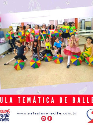 Ballet Salesiano participa de aula temática