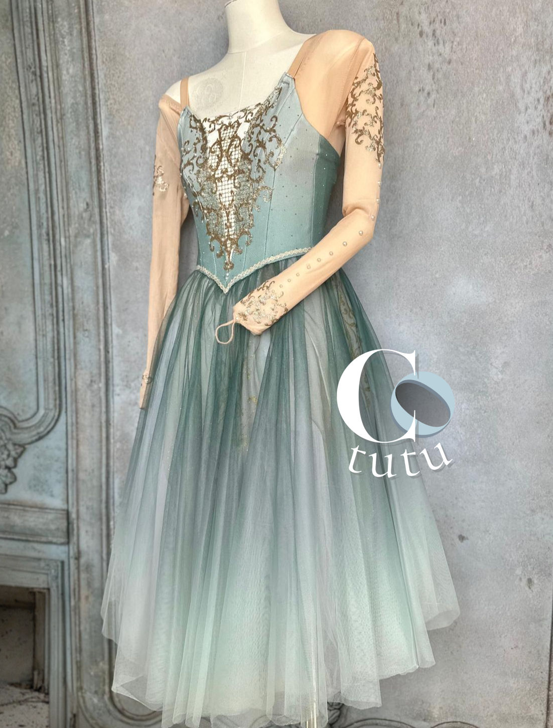 PS Mint x Gold Romantic Tutu Adult XS