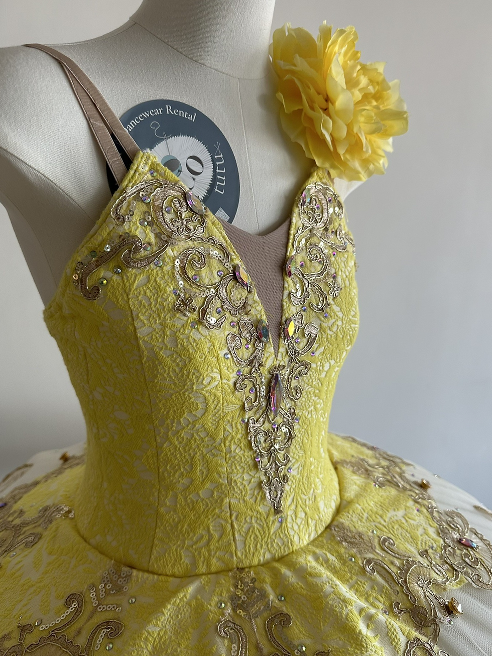 Yellow x Gold Tutu