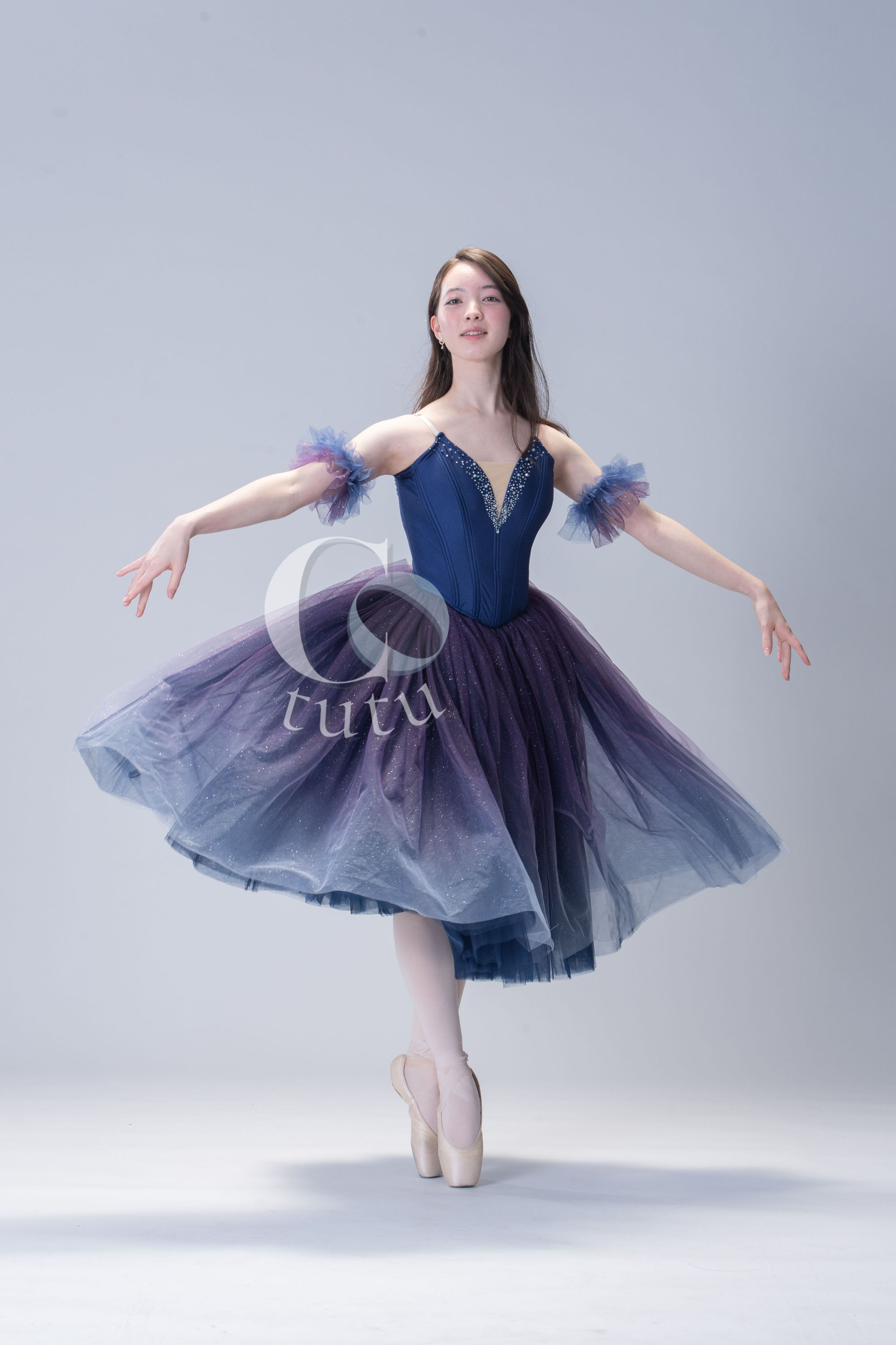 Navy x Purple Romantic Tutu