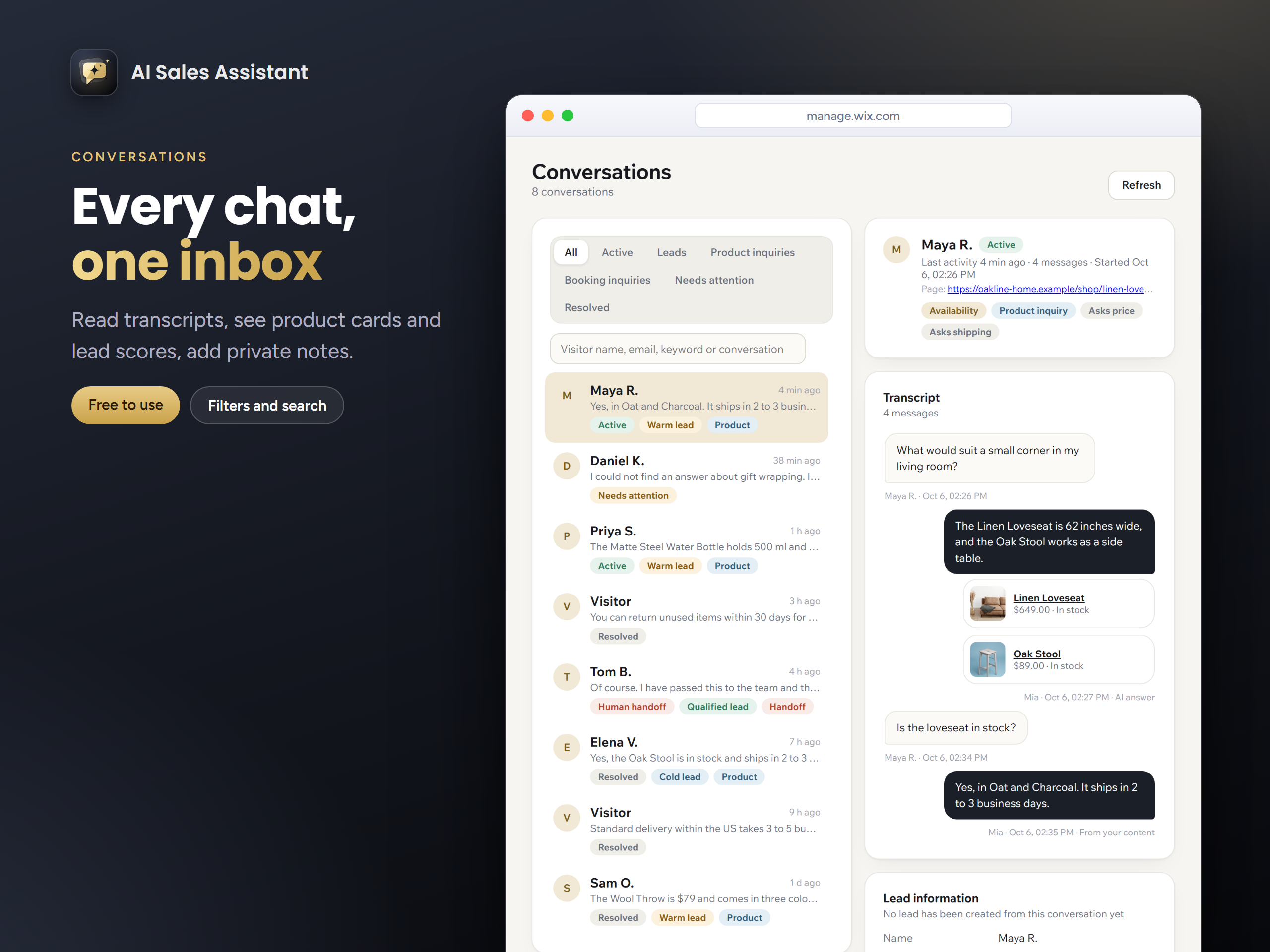 AI Sales Assistant screenshot 2