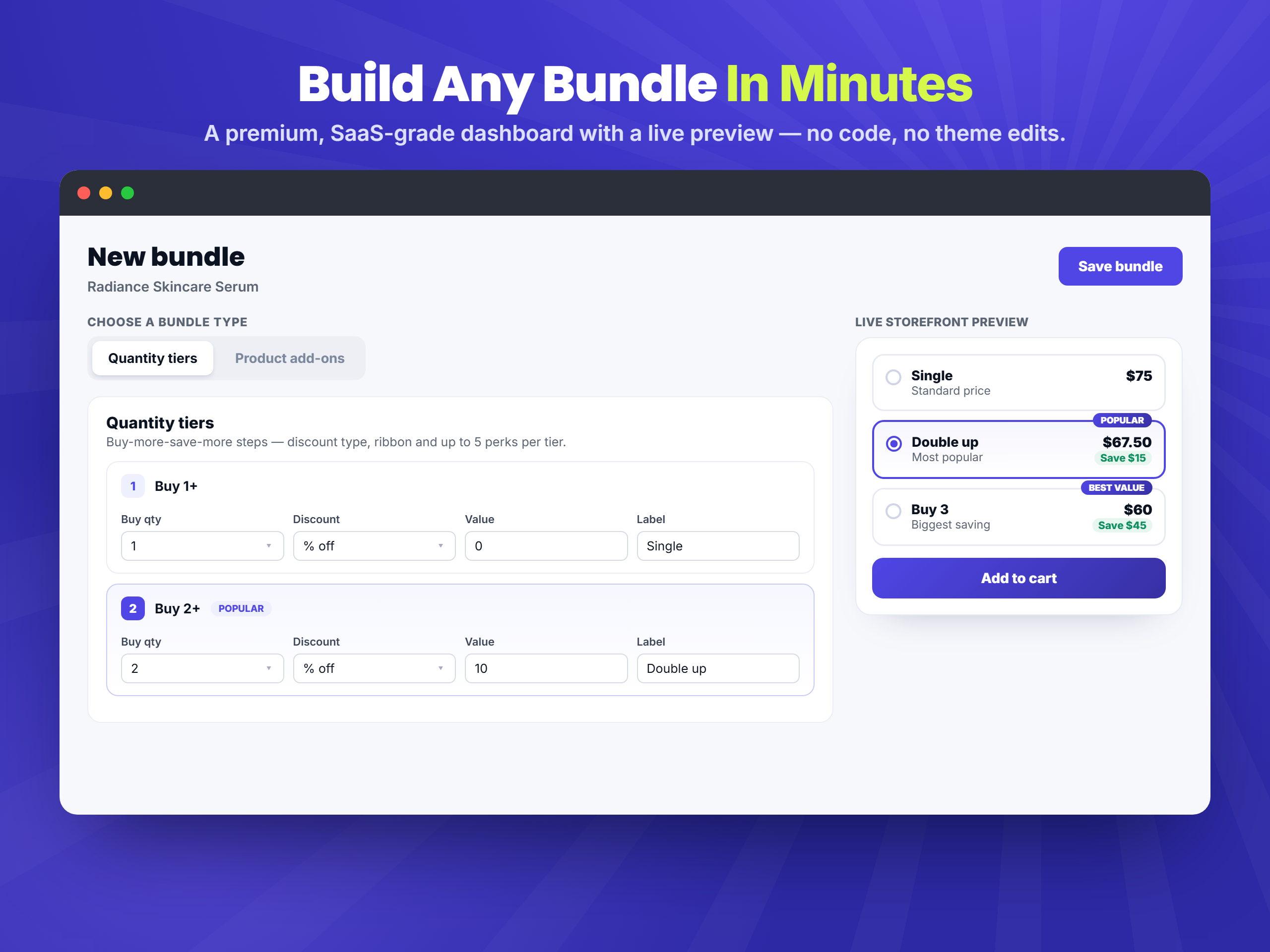 Products Bundles & Upsells screenshot 2