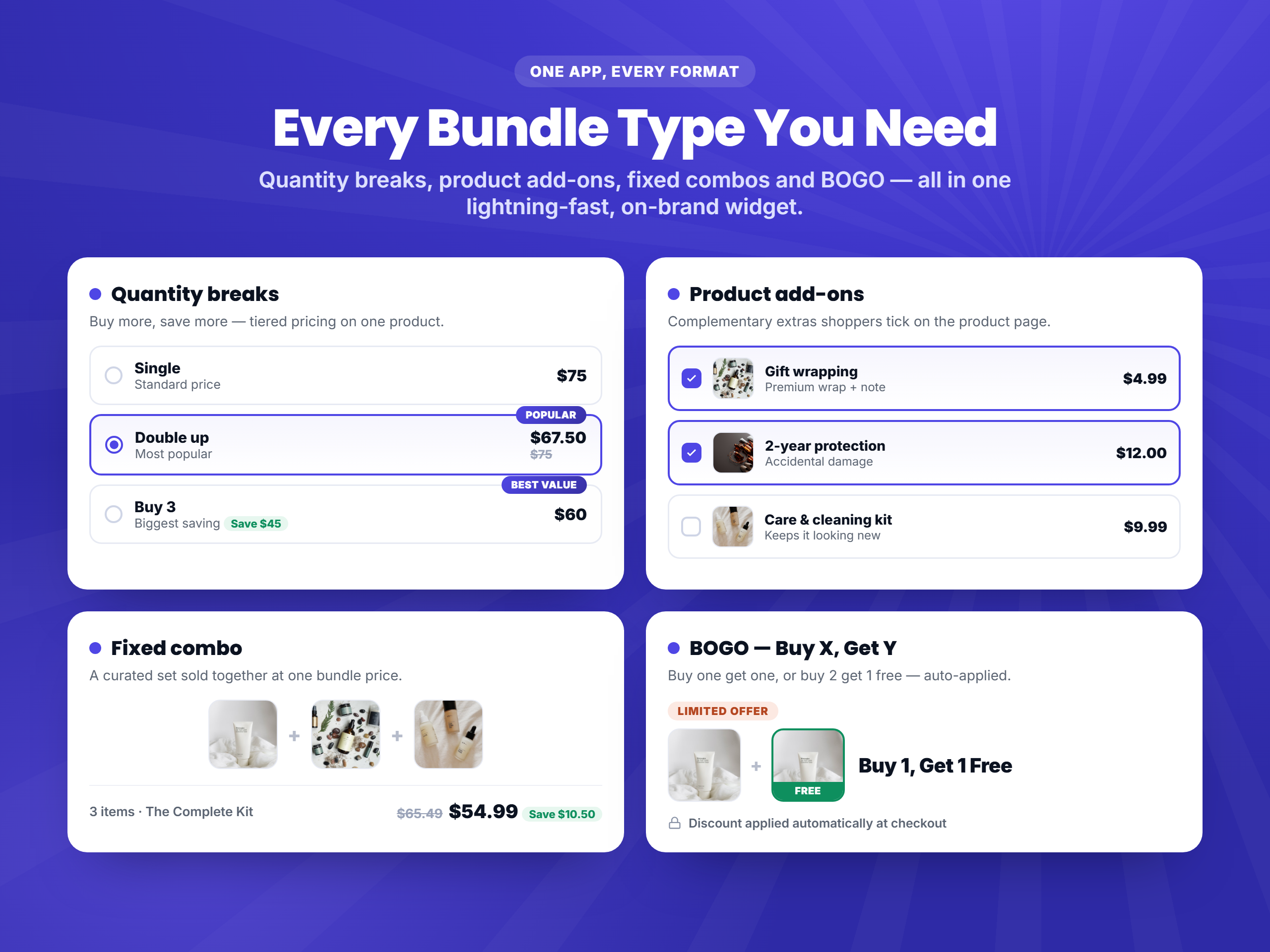 Products Bundles & Upsells screenshot 4
