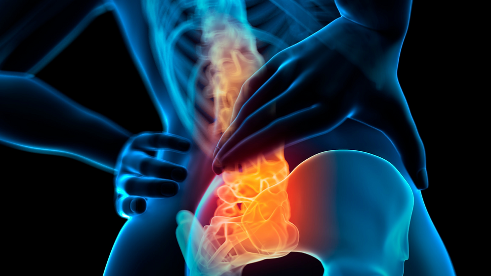 Les infections de la colonne vertébrale pouvant provoquer de l'inflammation localisée ou encore la formation de kystes lombaires pouvant faire compression sur les nerfs sortant et faire un syndrome de la queue-de-cheval