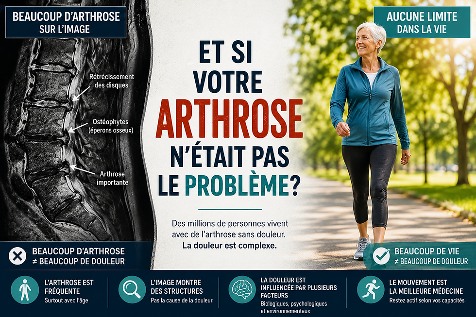 L’arthrose est-elle vraiment la cause de votre douleur?