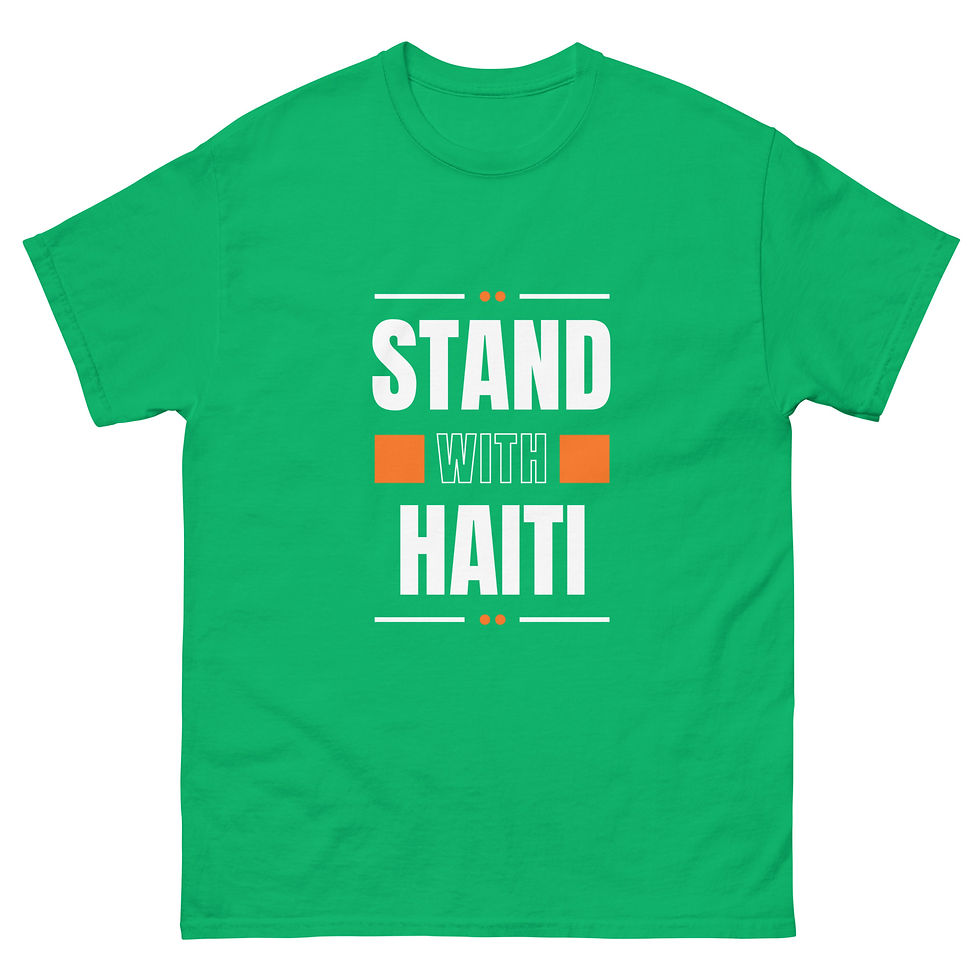 Thumbnail: Men's Stand with Haiti classic tee