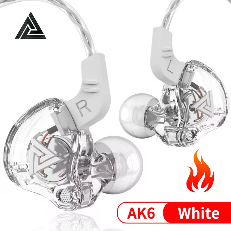 Miniatura: QKZ AK6 Ares – Fone In-Ear Hi-Fi com Graves Potentes e Microfone