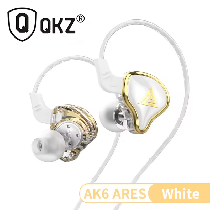 Miniatura: QKZ AK6 Ares – Fone In-Ear Hi-Fi com Graves Potentes e Microfone