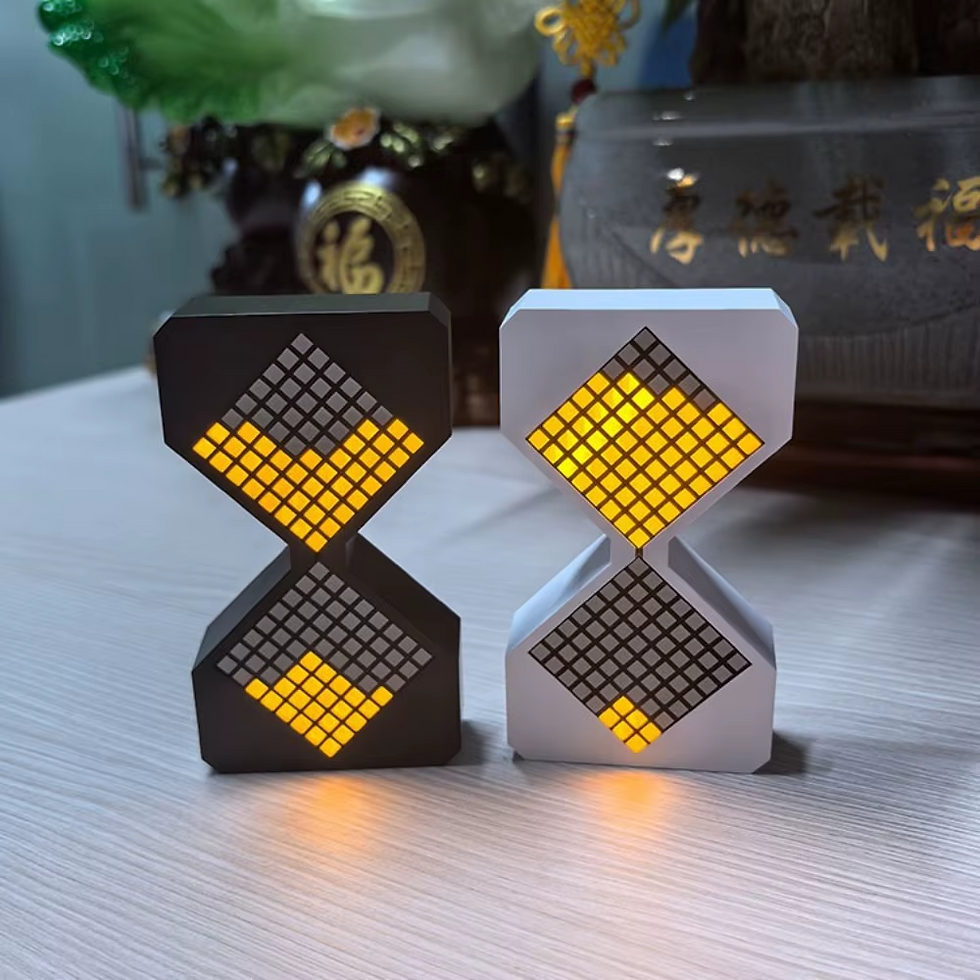Miniatura: Ampulheta Digital LED – Timer Inteligente com Sensor de Gravidade