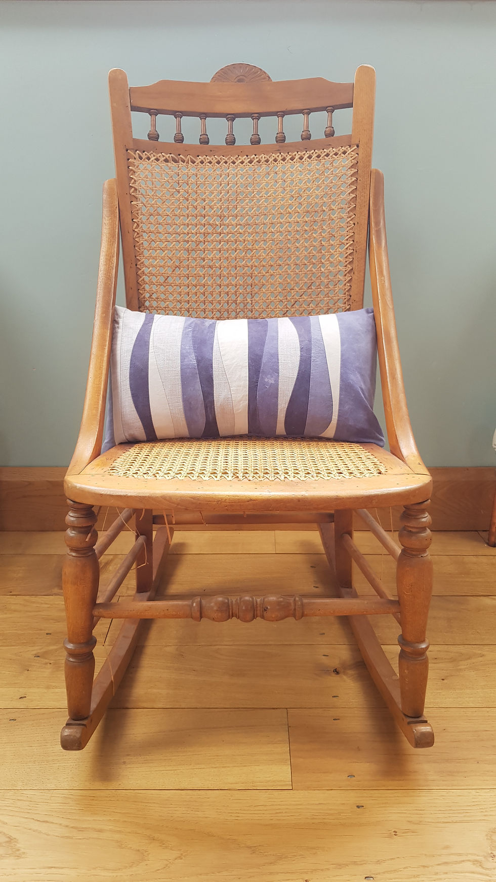 Naturally dyed cushion