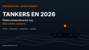 Portada del artículo sobre el mercado de tankers en 2026