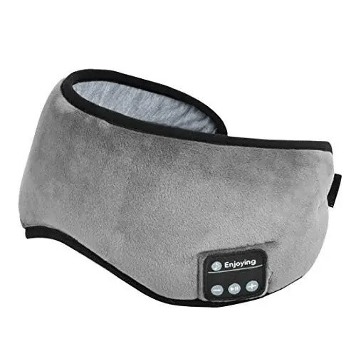 Máscara de Dormir com Fone de Ouvido Bluetooth Tapa Olho