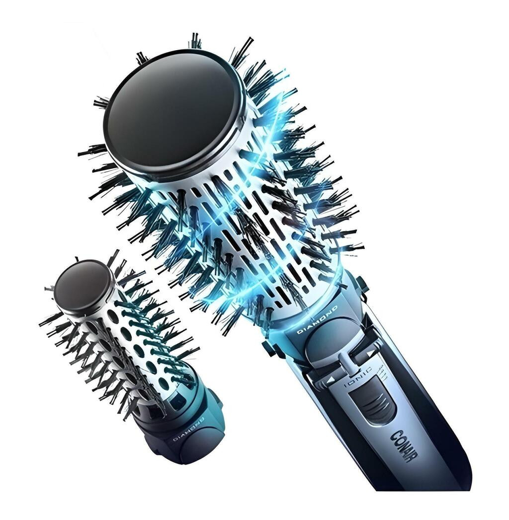 Escova Rotating Air Brush Diamond Brilliance Conair 110v