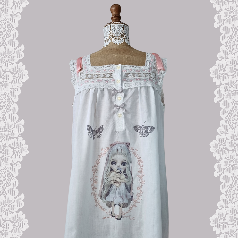 Miniature : Délicats Murmures - Robe Chemise de Nuit