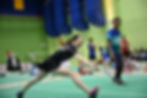 National player Jin Yujia testing out the newly opened Wyse Active Hub!