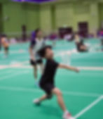 Hinata Terui, Japanese badminton player, sparring with our partner academy, Y Badminton.