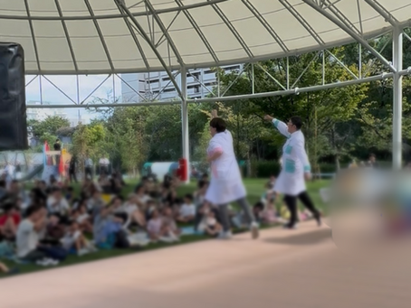 阪神競馬場でサイエンスショー!