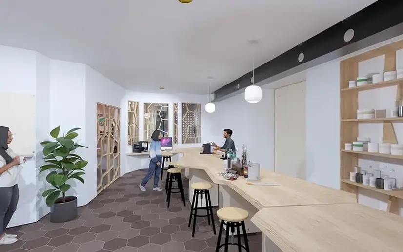 Conception d'un atelier de repair-café et espace de stage et partage de bricolage.