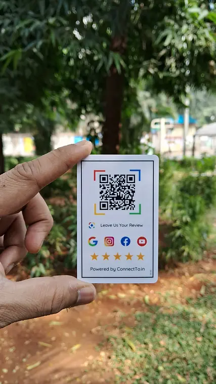 Qrcode pvc cards for google reviews1.webp