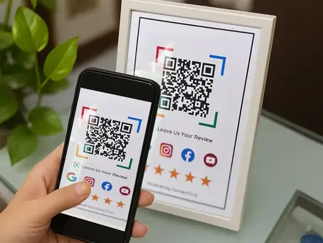 All-in-One QR Code by ConnectTo.in – Boost Reviews, Followers & Visibility