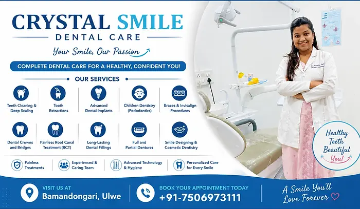 Dental Clinic in Bamandongari Ulwe | Crystal Smile Dental Care