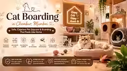 Cat Boarding in Chembur Mumbai | Pet Daycare & Shop