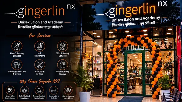 Gingerlin NX Unisex Salon in Seawoods Nerul for Hair, Skin, Beauty
