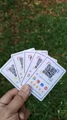 Qrcode pvc cards for google reviews