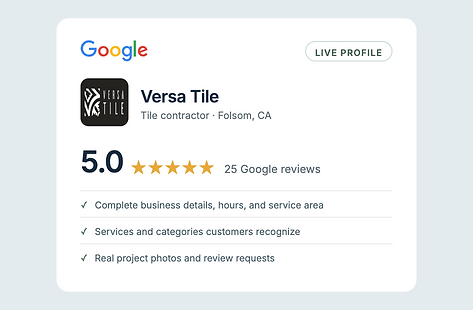 A 5-star Google Business Profile.