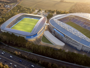 Brighton plans purpose-built £80m women’s football stadium