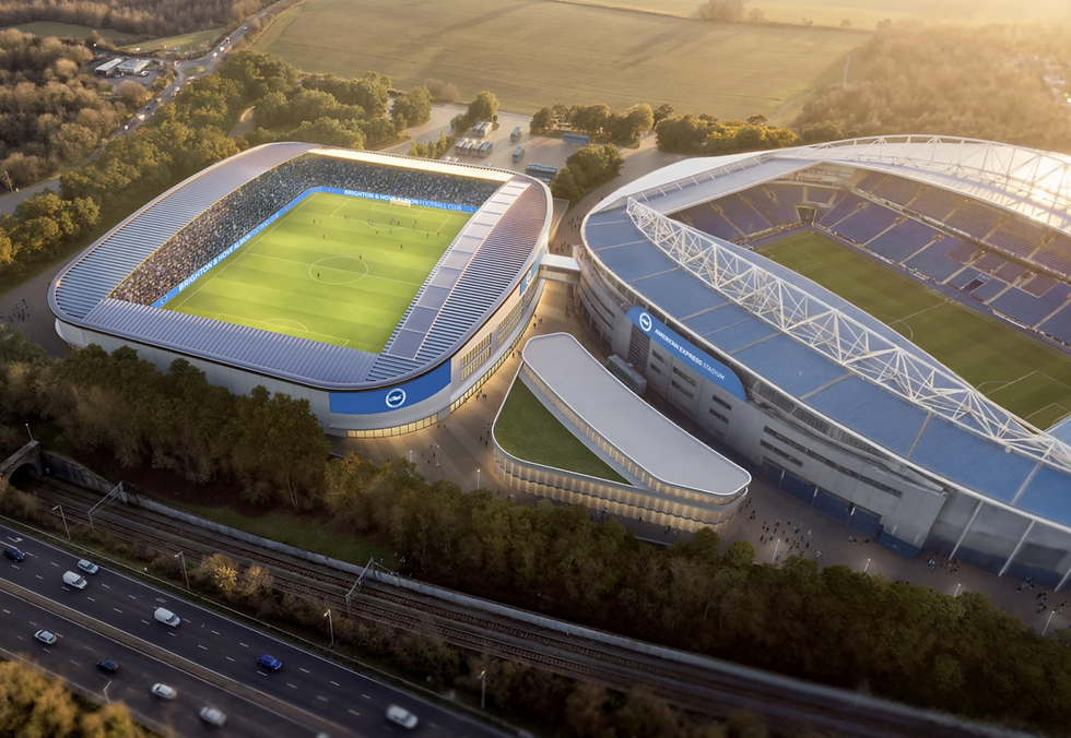 Brighton plans purpose-built £80m women’s football stadium