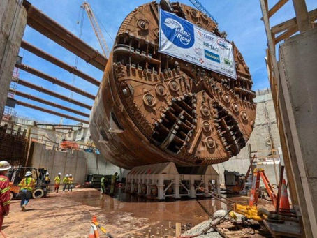 Hampton Roads Bridge-Tunnel sets record for largest TBM rotation on ‘nitrogen skates