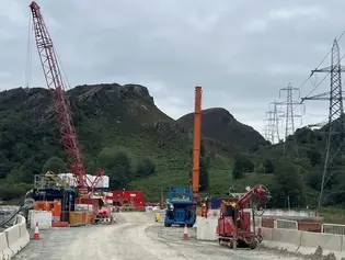 Driving beneath Eryri