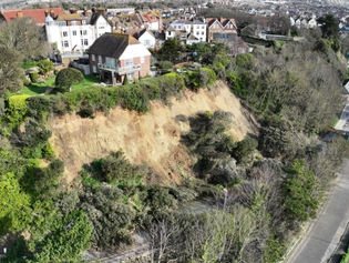 Council looking for contractors to stabilise Folkestone collapsed cliff