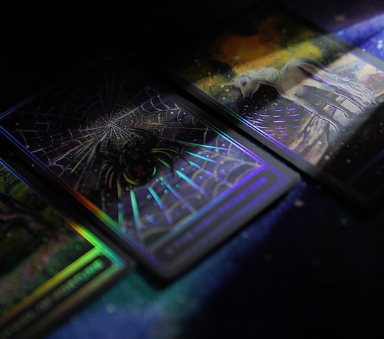 the enchanting earth tarot holographic