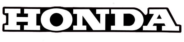 MARK, FR. FENDER SIDE TRX350 TRX250 REPLACES 87124-HA7-670 SOLD EACH (D7187)