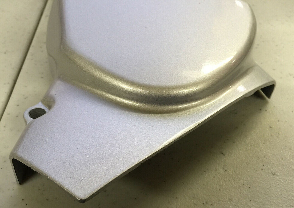Thumbnail: SILVER PAINTED ALUMINUM FLYWHEEL COVER CASE S1235