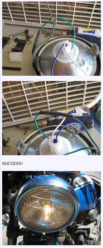 Thumbnail: SEALED BEAM CONVERSION KIT HONDA / SOCKET AND 6V BULB (S1170/6v3535RB)