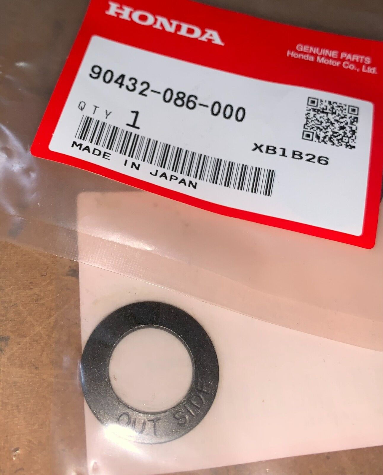 *1EA OEM HONDA FLAT LOCK WASHER CT70 CT90 CT110 ATC90 ATC110 C70 Z50R (R2121)