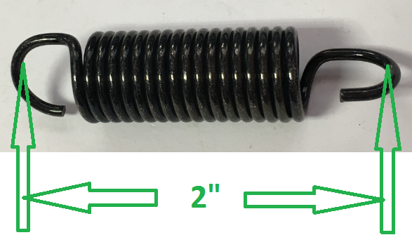 *1EA OEM HONDA SPRING BRAKE PEDAL 2" END TO END (334J)